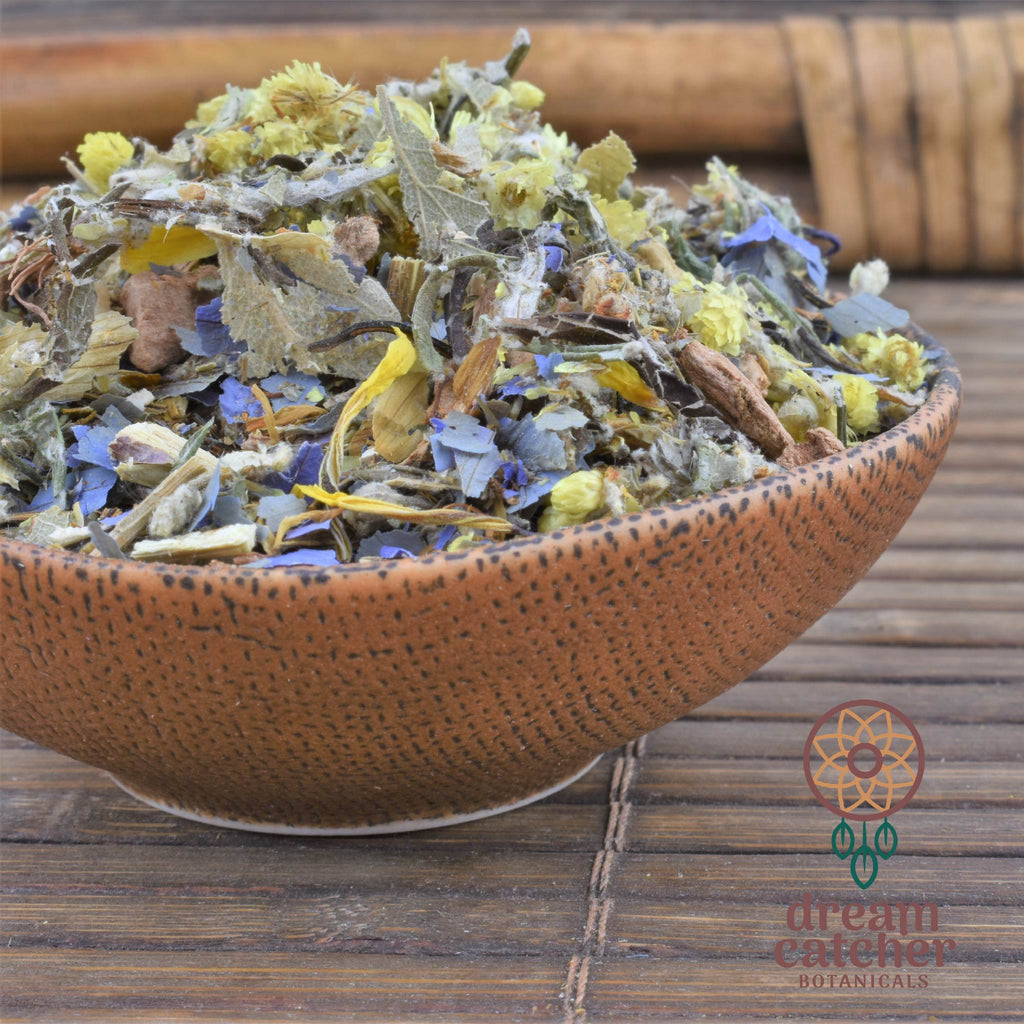DreamScape Tea Blend Mugwort, African Dream Root, Guayusa LUCID DREAMING DEEP SLEEP RELAXATION
